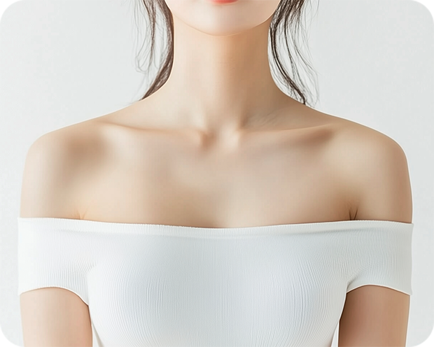 목·쇄골 주변 색소 침착
