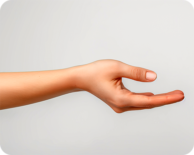 필요 시 팔·손등 등 
바디 확장 가능
