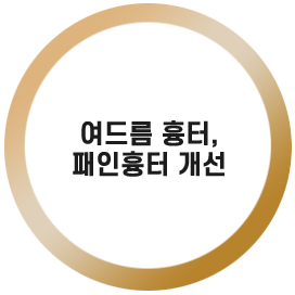 여드름 흉터,
패인흉터 개선
