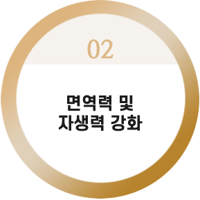 면역력 및
자생력 강화
